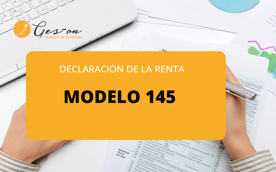 Modelo 145 declaración de la renta